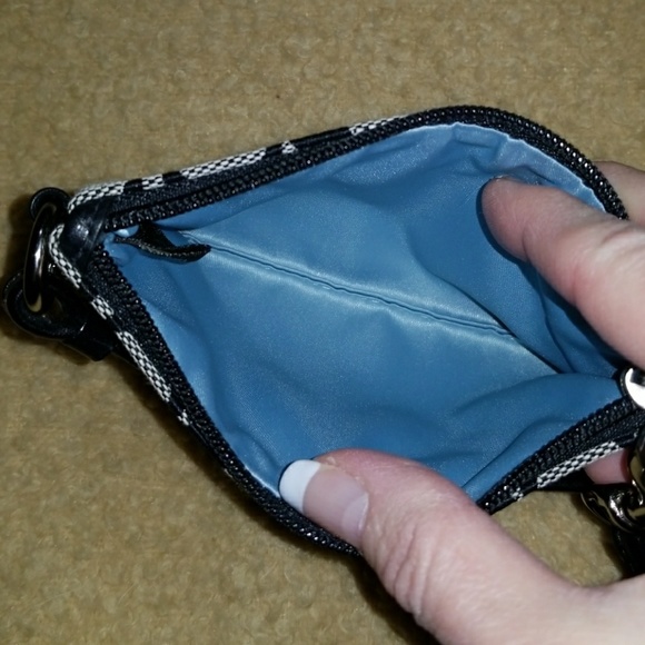 Authentic COACH Signature Wristlet - Picture 5 of 8